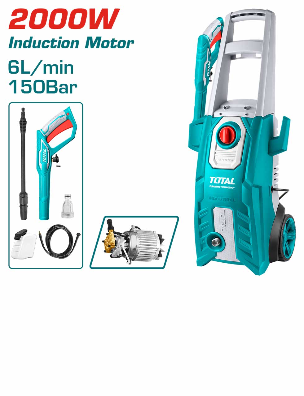 Total High pressure Washer TGT11226 Total